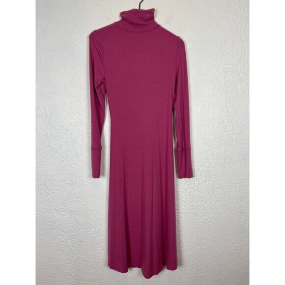 Daily Practice Anthropologie Long Sleeve Ruched Midi Dress NWT Size Medium - Picture 4 of 6